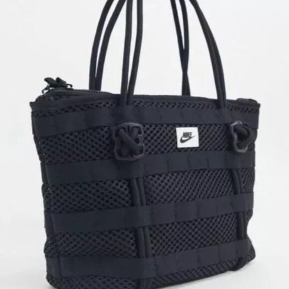 NIKE AF1 Air Tote Bag Black CU2607-010 NEW - Picture 4 of 5